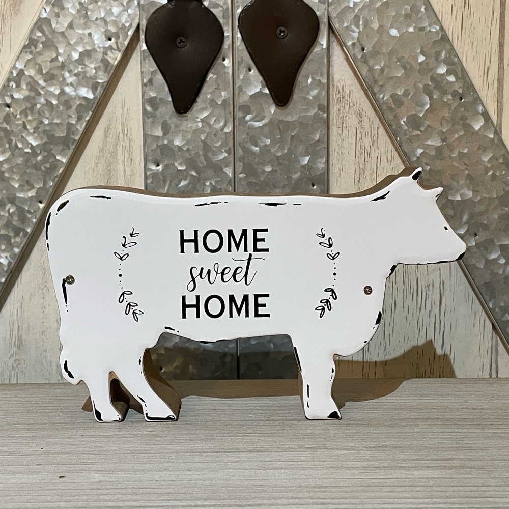 Home Sweet Home Wood And Metal Farmhouse Table Decor